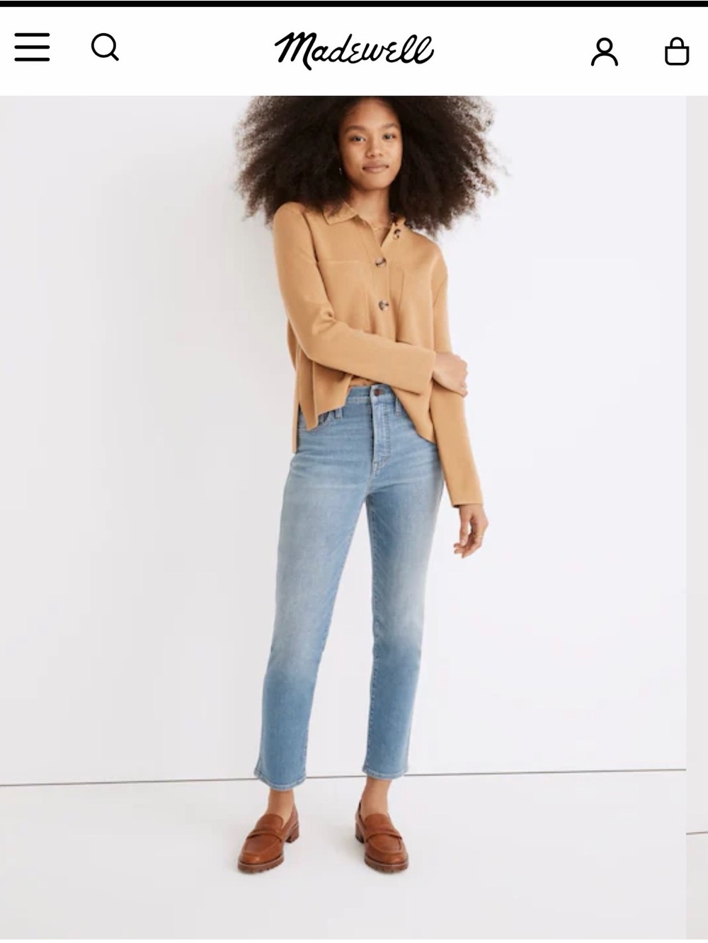 Madewell Stovepipe Jeans in Euclid Wash Sz 16W